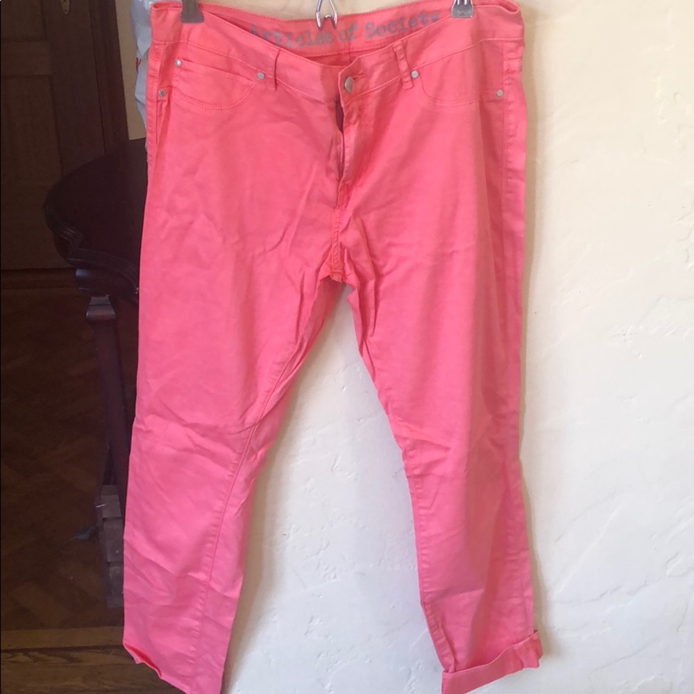 Pink pants article of society